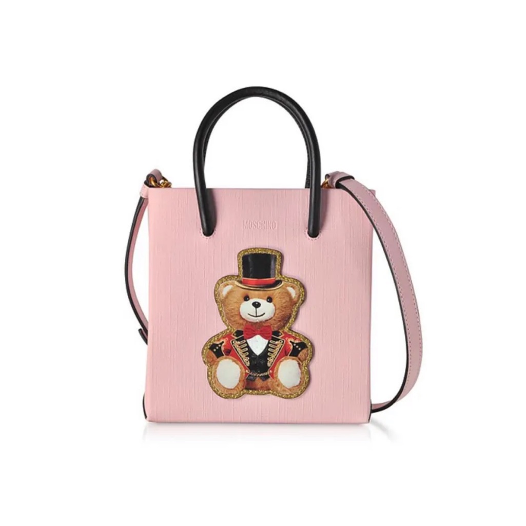 Moschino Couture Jeremy Scott Circus Bear Cross Tote Shoulder Bag New W/Tags